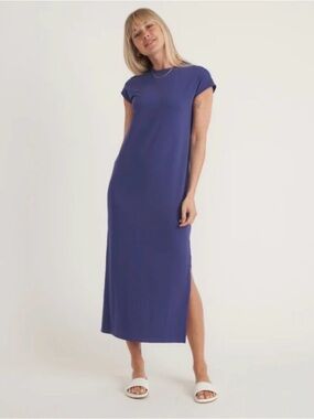 Marine Layer Taylor Maxi Dress in Navy S
